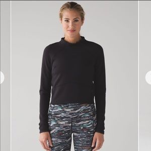 Lululemon Athletica hill and valley mock neck